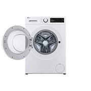 LG Front Load Washing Machine with Stain Care and Allergy Care Cycles, 8kg White Color, front open, F2T2TYM0W, thumbnail 2