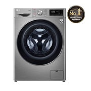LG front loading Washer, 8 Kg, Bigger Capacity, AI DD, Steam, Silver, WV2149AVG, WV2149AVG, thumbnail 1