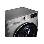 LG Vivace Washer, 9 Kg, Bigger Capacity, AI DD, Steam, ThinQ, Perspective Top view, WV4149PVG, thumbnail 4