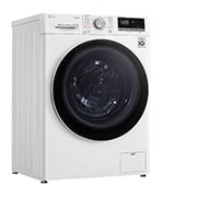 LG Vivace Washer, 9 Kg, Bigger Capacity, AI DD, Steam, ThinQ, 15 degree side view , WV4149WVG, thumbnail 10