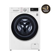 LG Vivace Washer, 9 Kg, Bigger Capacity, AI DD, Steam, ThinQ, front view, WV4149WVG, thumbnail 1