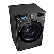 LG 10.5/7kg Front Load Washer & Dryer, AI DD™, TurboWash™360˚, Black Steel Color, Top drawer open, F4V9RCP2E, thumbnail 9
