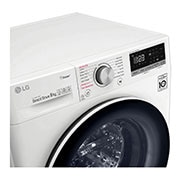 LG 8Kg Front Load Washer, AI DD™, Steam™,White Color, Display view, F4V5TYP0W, thumbnail 3