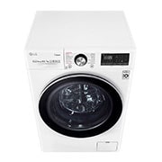 LG 10.5/7kg Front Load Washer & Dryer, AI DD™, TurboWash™360˚, White Color, Top View, F4V9RCP2W, thumbnail 10