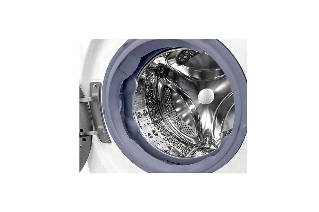 LG 10.5/7kg Front Load Washer & Dryer, AI DD™, TurboWash™360˚, White Color, Drum, F4V9RCP2W, thumbnail 4