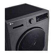 LG 8Kg Front Load Washing Machine with Stain Care, Dark Silver Color, detail, F2T2TYM1S, thumbnail 3