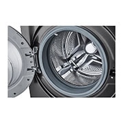 LG 8Kg Front Load Washing Machine with Stain Care, Dark Silver Color, drum, F2T2TYM1S, thumbnail 4