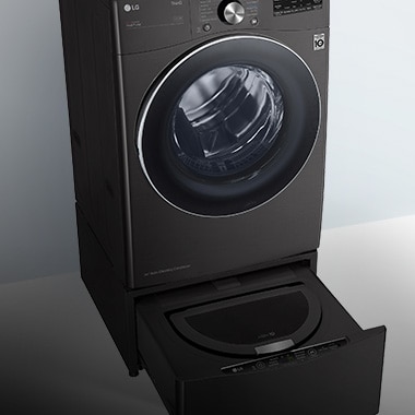 install TWINWash mini under dryer