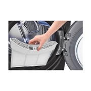 LG 16Kg Dryer, Heat Pump™, Sensor Dry, Dual Filter,ThinQ™, Right, RH16U8EVCW, thumbnail 4