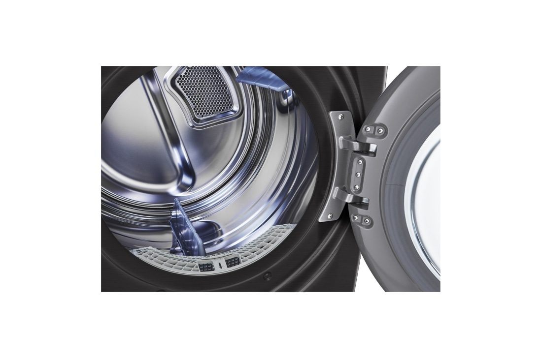 LG 16Kg Dryer, Heat Pump™, Sensor Dry, Dual Filter,ThinQ™, Top perspective, RH16U8EVCW, thumbnail 3