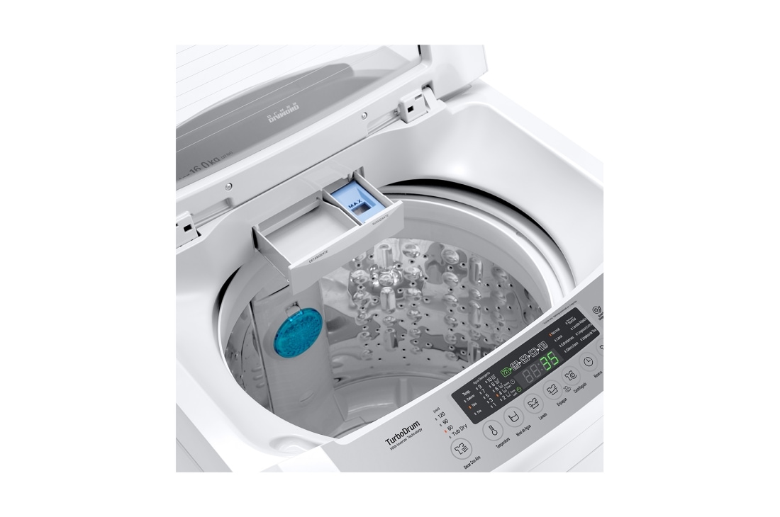 LG 16kg Top Load Washing Machine, Smart Inverter, White , T1685NEHT, thumbnail 11