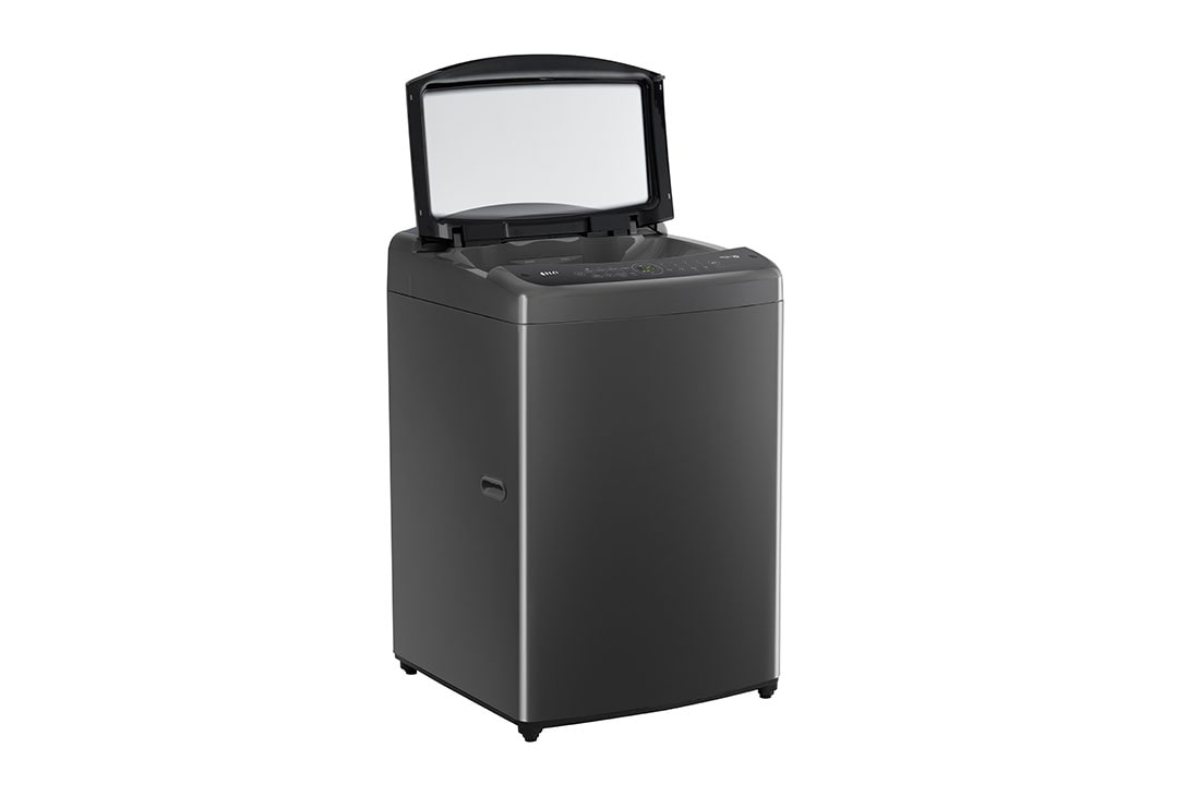 LG18kg Top Load Washing Machine, AIDD, Turbo wash3D, Trubo Drum , left side door open view, T18H3SDHT2, thumbnail 12