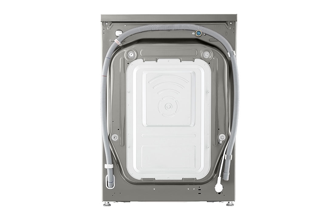 LG Front Load Washing Machine Silver Color, 9KG Capacity with AI DD™, Steam™ & ThinQ™, rear view, WV2149PVG, thumbnail 15
