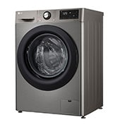 LG Front Load Washing Machine Silver Color, 9KG Capacity with AI DD™, Steam™ & ThinQ™, right side view, WV2149PVG, thumbnail 12