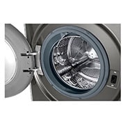 LG Front Load Washing Machine Silver Color, 9KG Capacity with AI DD™, Steam™ & ThinQ™, drum detailed view, WV2149PVG, thumbnail 4
