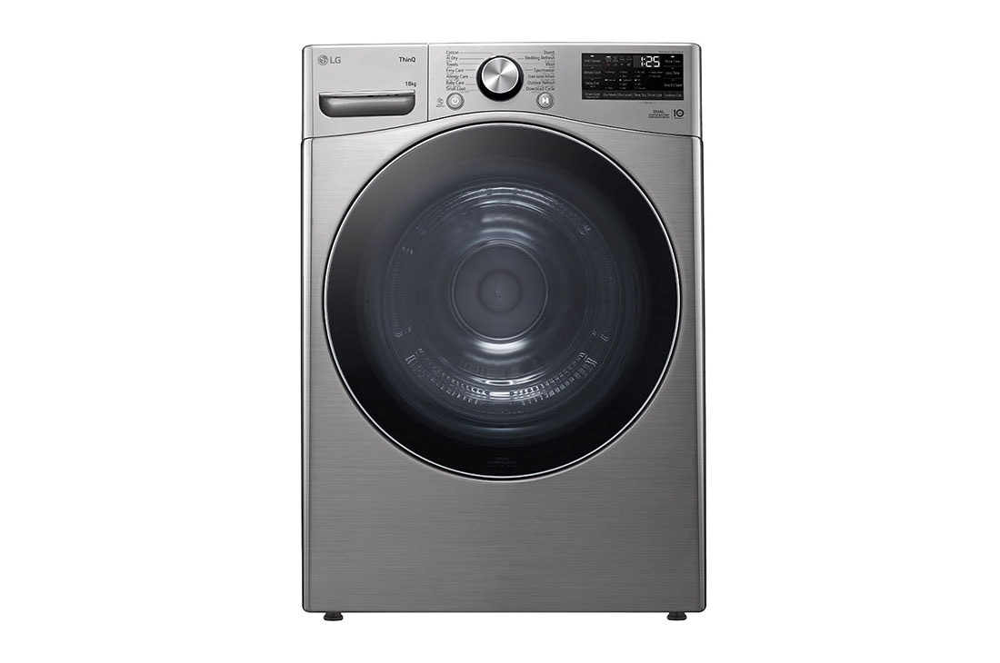 LG 18Kg Dryer, Dual Inverter Heat Pump™, Sensor Dry, Dual Filter,ThinQ™, Front, RH18U8EVCW