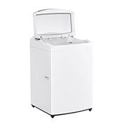 LG Top Load Wahser 20KG , White, Turbo Drum , ThinQ™, left door open, T20H7EHHTW, thumbnail 14