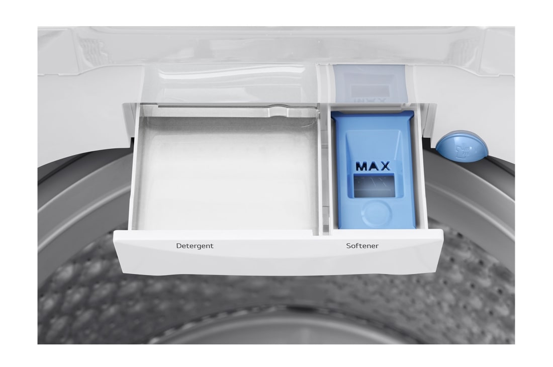 LG Top Load Wahser 20KG , White, Turbo Drum , ThinQ™, front drawer open, T20H7EHHTW, thumbnail 8
