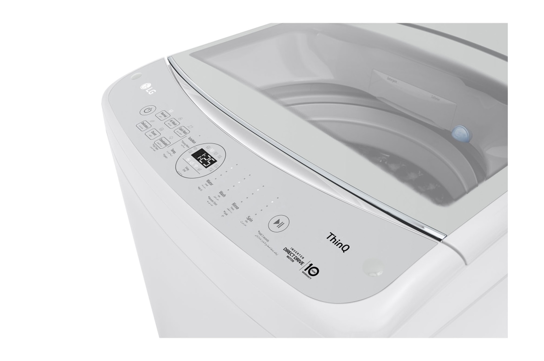 LG Top Load Wahser 20KG , White, Turbo Drum , ThinQ™, display, T20H7EHHTW, thumbnail 9