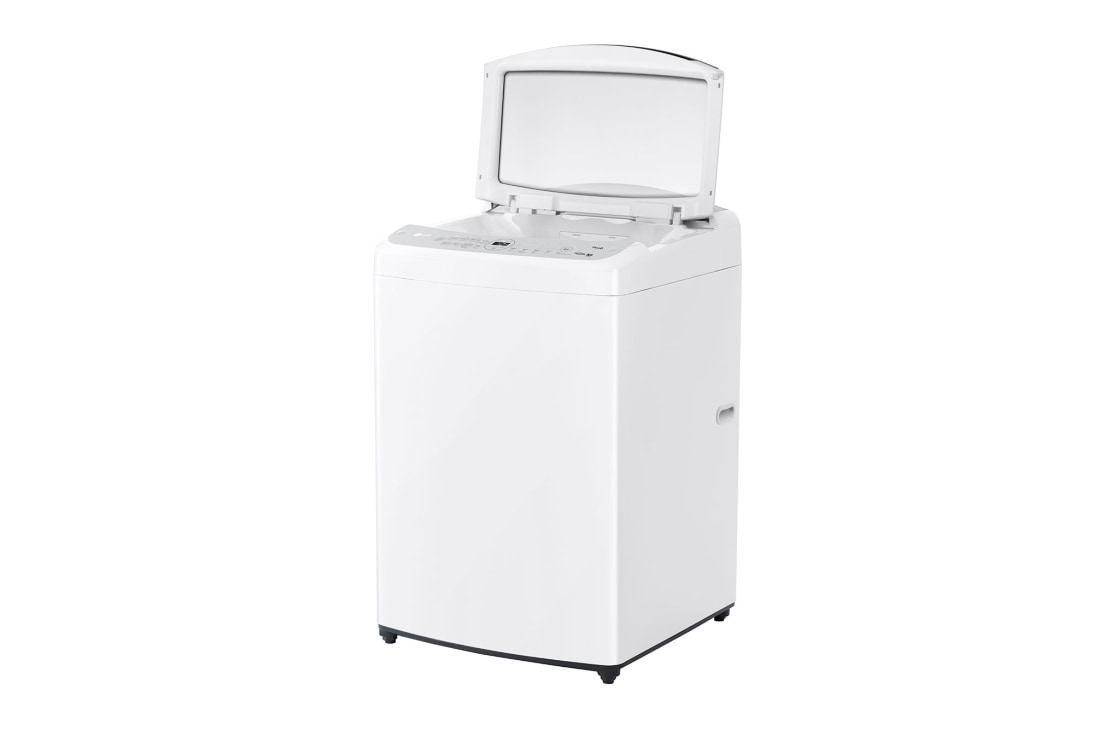 LG Top Load Wahser 20KG , White, Turbo Drum , ThinQ™, right door open, T20H7EHHTW, thumbnail 15