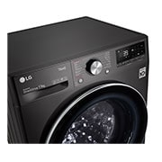 LG Front Load Washing Machine , 11KG Capacity with AI DD™, Steam+™ , Platinum Black , panel view, WR9011PBG, thumbnail 3