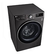 LG Front Load Washing Machine , 11KG Capacity with AI DD™, Steam+™ , Platinum Black , top view, WR9011PBG, thumbnail 8