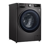 LG Front Load Washing Machine , 11KG Capacity with AI DD™, Steam+™ , Platinum Black , left side, WR9011PBG, thumbnail 10