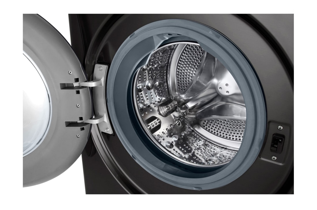 LG Front Load Washing Machine , 11KG Capacity with AI DD™, Steam+™ , Platinum Black , drum, WR9011PBG, thumbnail 4