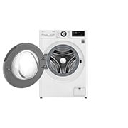 LG Front Load Washing Machine , 11KG Capacity with AI DD™,ThinQ , White Color, front view open, WR9011BWG, thumbnail 2