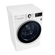 LG Front Load Washing Machine , 11KG Capacity with AI DD™,ThinQ , White Color, perspective view, WR9011BWG, thumbnail 8