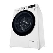 LG Front Load Washing Machine , 11KG Capacity with AI DD™,ThinQ , White Color, left perspective view, WR9011BWG, thumbnail 13