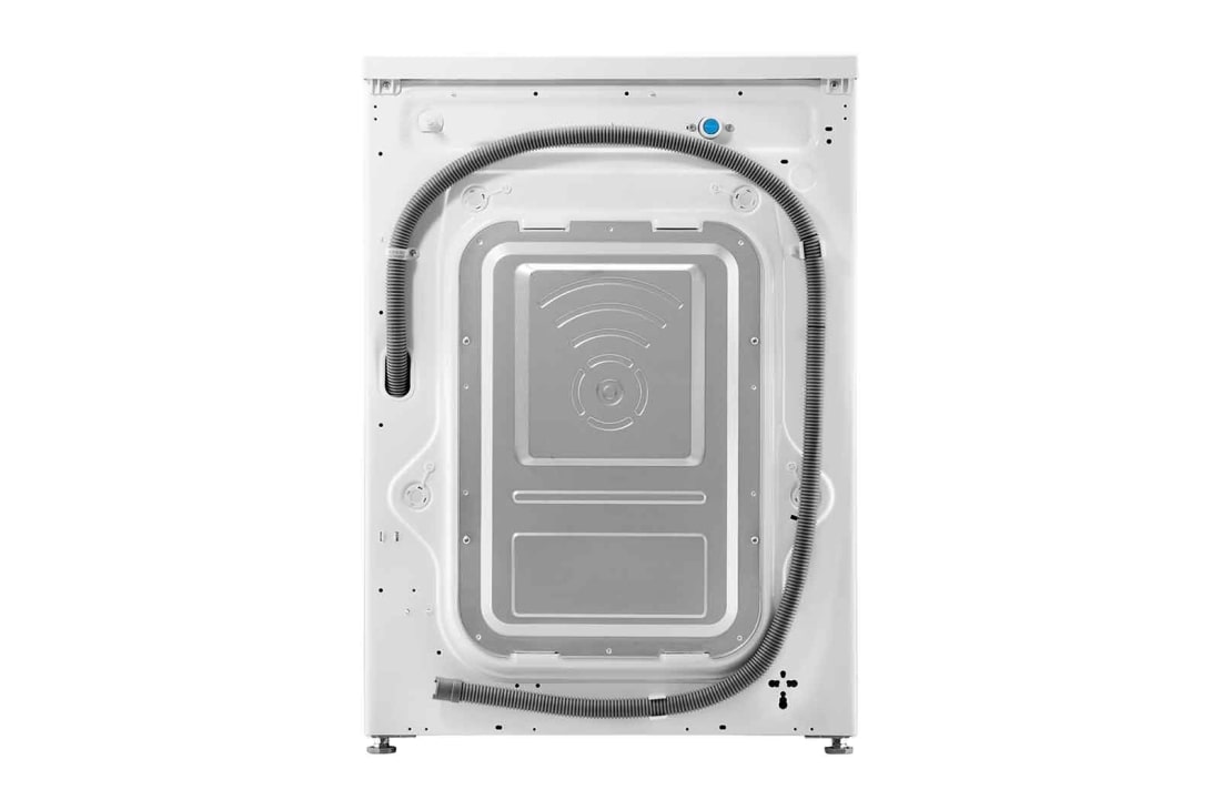 LG Front Load Washer 8kg, Direct Drive Motor, Smart Diagnosis, White Color, back, WJ1408NTG, thumbnail 13