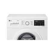 LG Front Load Washer 8kg, Direct Drive Motor, Smart Diagnosis, White Color, display, WJ1408NTG, thumbnail 3