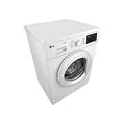 LG Front Load Washer 8kg, Direct Drive Motor, Smart Diagnosis, White Color, top view, WJ1408NTG, thumbnail 7