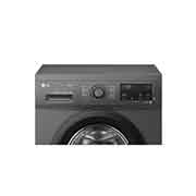 LG Front Load Washer 8kg, Direct Drive Motor, Smart Diagnosis, Middle Black Color, Display view, WJ1408MTG, thumbnail 3