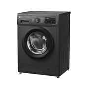 LG Front Load Washer 8kg, Direct Drive Motor, Smart Diagnosis, Middle Black Color, Right view, WJ1408MTG, thumbnail 10