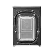 LG Front Load Washer 8kg, Direct Drive Motor, Smart Diagnosis, Middle Black Color, Back view, WJ1408MTG, thumbnail 13