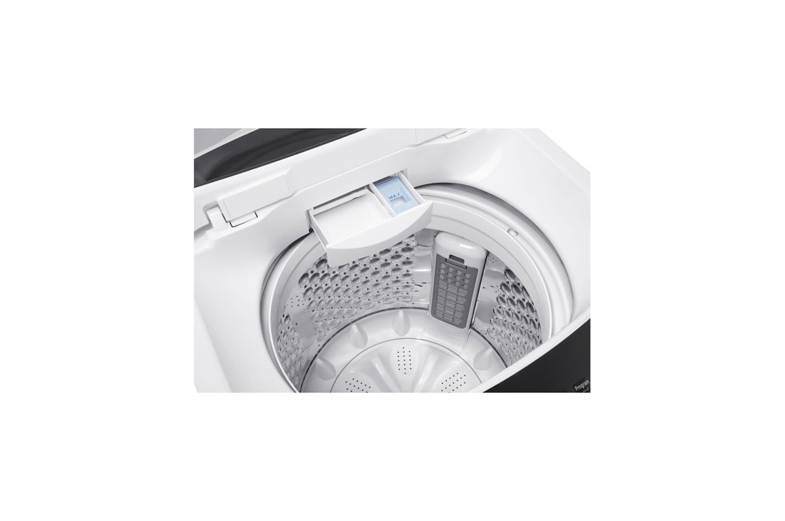 LG TopLoad Washer 16kg, Smart Inverter Motor, Smart Diagnosis, White Color, inside, T16V1NDHT0, thumbnail 3