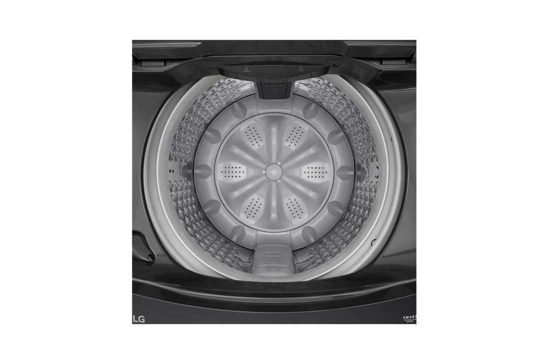 LG TopLoad Washer 16kg, Smart Inverter Motor, Smart Diagnosis, Middle Black Color, front load, T16V1NDHT7, thumbnail 4