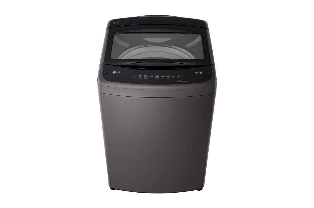 LG TopLoad Washer 16kg, Smart Inverter Motor, Smart Diagnosis, Middle Black Color, glass, T16V1NDHT7, thumbnail 8