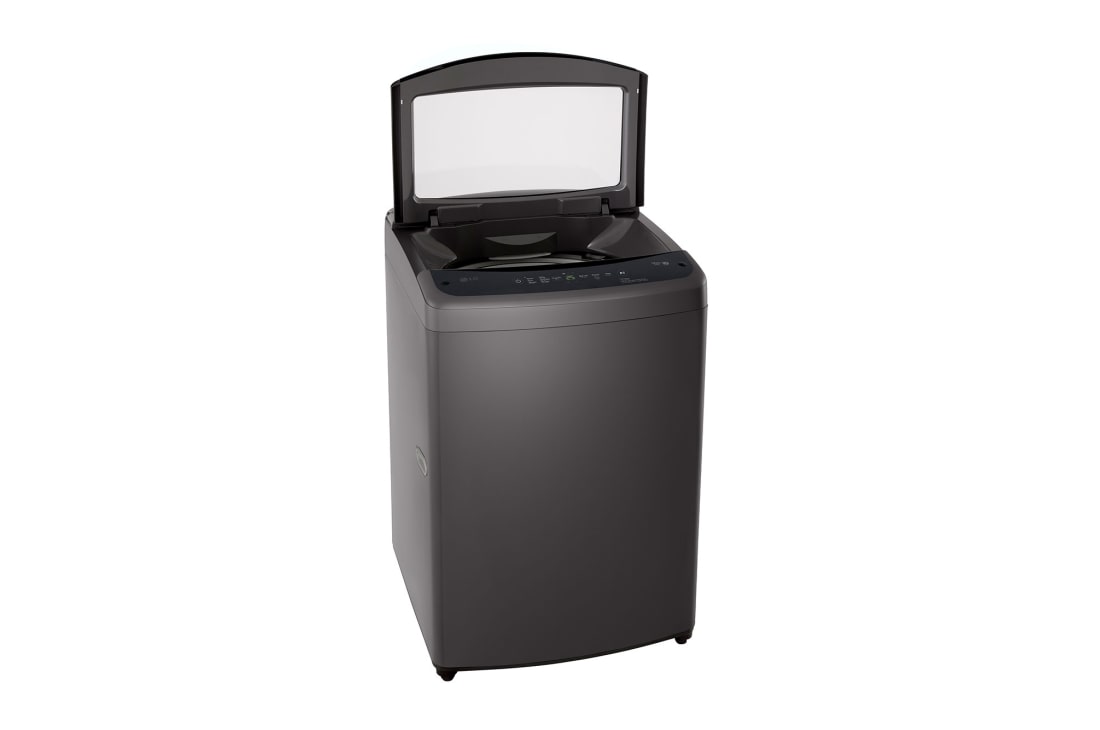 LG TopLoad Washer 16kg, Smart Inverter Motor, Smart Diagnosis, Middle Black Color, side open, T16V1NDHT7, thumbnail 10