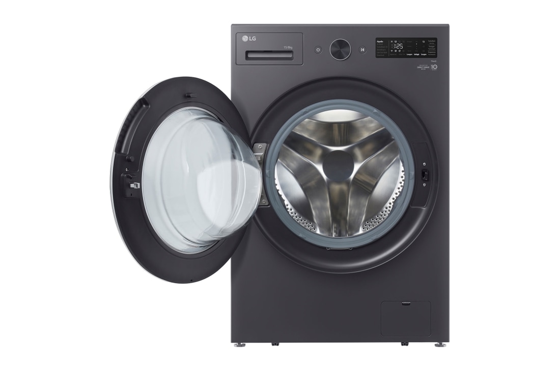 LG Washer Dryer Combo 15/8kg, Direct Drive Motor, Smart Diagnosis, Essence Graphite Color, FrontOpen, WDN1508GRP, thumbnail 2