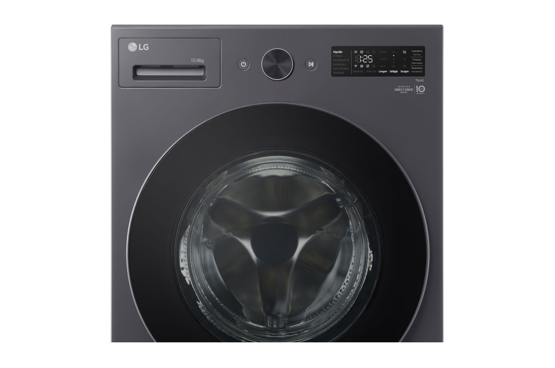 LG Washer Dryer Combo 15/8kg, Direct Drive Motor, Smart Diagnosis, Essence Graphite Color, Detail2, WDN1508GRP, thumbnail 6