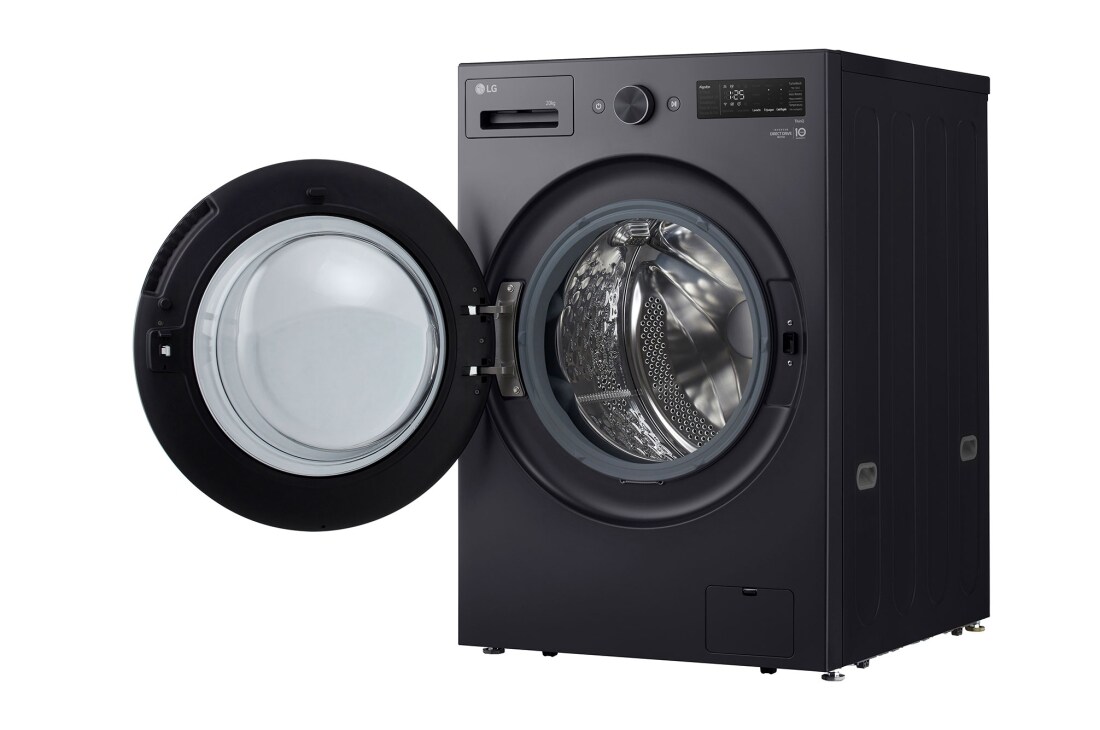 LG Washer Dryer Combo 20/10kg, Direct Drive Motor, Smart Diagnosis, Essence Graphite Color, RightSideopen, WDN2010GRP, thumbnail 13
