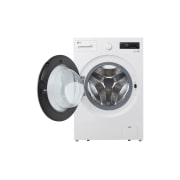 LG Washer Dryer Combo 20/10kg, Direct Drive Motor, Smart Diagnosis, Essence White Color, Front view with open door, WDN2010WRP, thumbnail 2