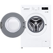 LG Washing Machine 8KG, Direct Drive Motor, Smart Diagnosis, Essence White Color, F2Y1TYPQ5, thumbnail 2