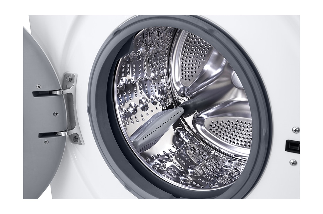 LG Washing Machine 8KG, Direct Drive Motor, Smart Diagnosis, Essence White Color, F2Y1TYPQ5, thumbnail 6