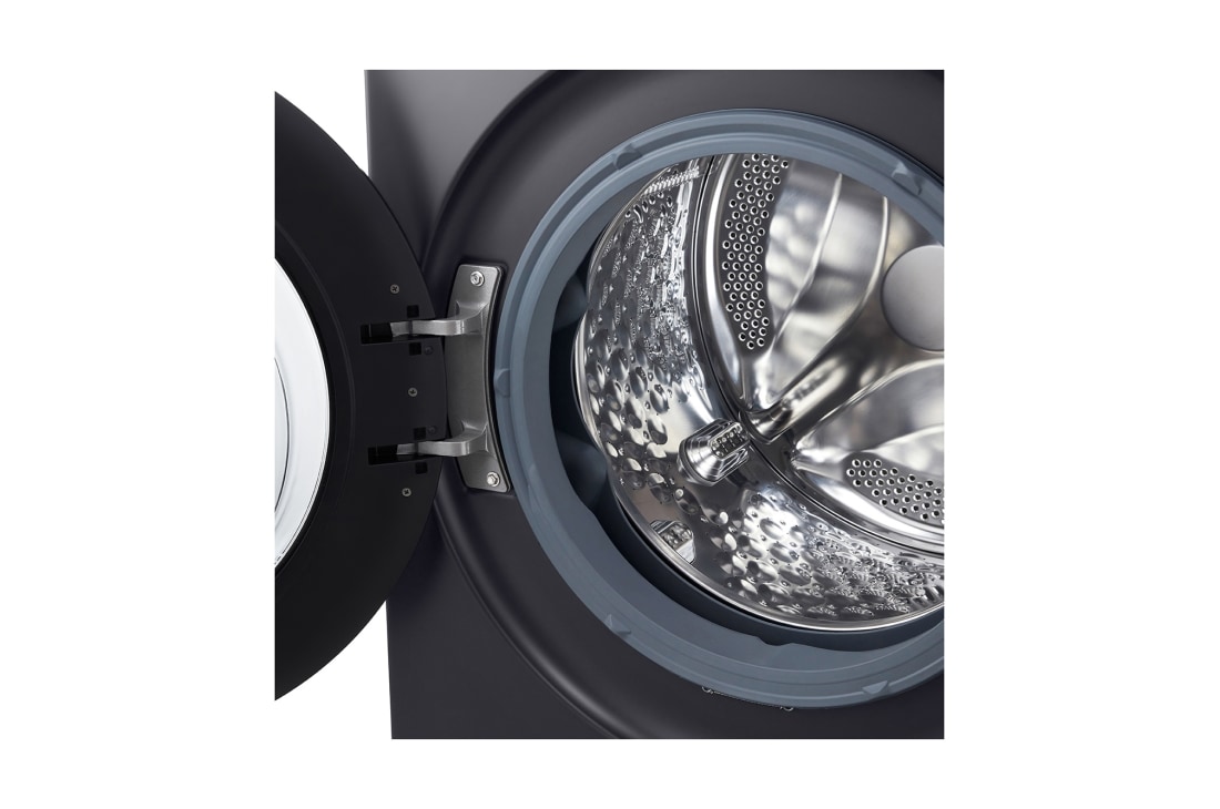 LG Washer Dryer Combo 18/10kg, Direct Drive Motor, Smart Diagnosis, Essence Graphite Color, drum, WDN1810GRP, thumbnail 4