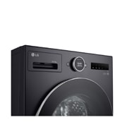 LG Washer Dryer Combo 18/10kg, Direct Drive Motor, Smart Diagnosis, Essence Graphite Color, panel view, WDN1810GRP, thumbnail 3