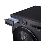 LG Washer Dryer Combo 18/10kg, Direct Drive Motor, Smart Diagnosis, Essence Graphite Color, display, WDN1810GRP, thumbnail 5